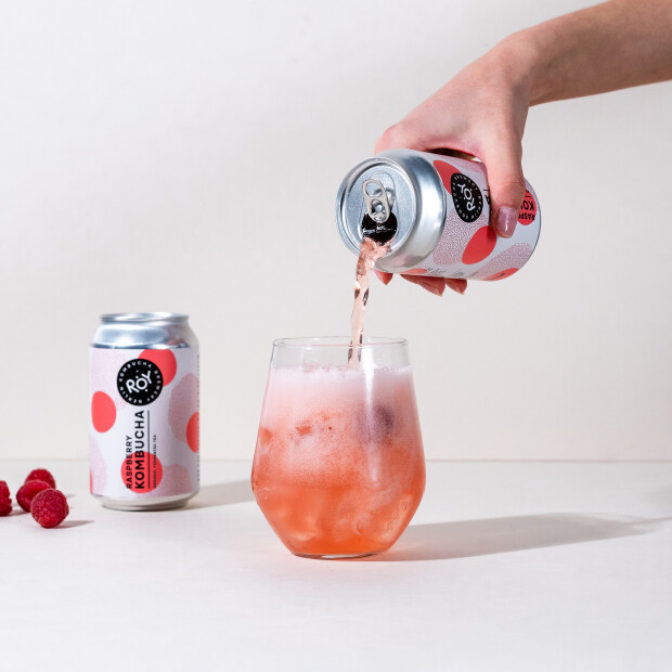 ROY Raspberry Kombucha BIO Organic, Fermented Tea